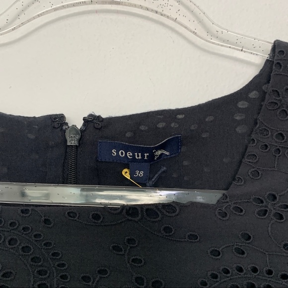 NEW Soeur Bella maxi dress in black Size 38 - Picture 9 of 9